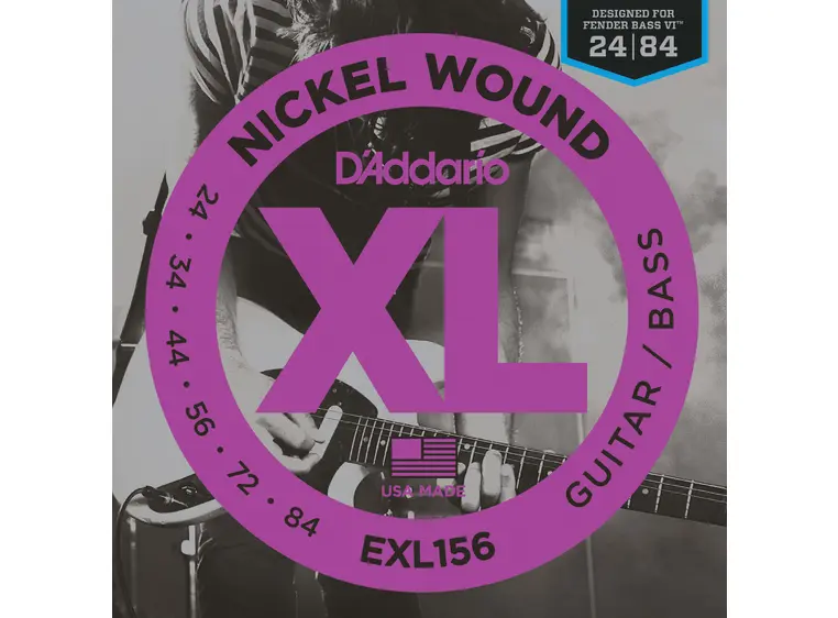 D'Addario EXL156 El.gitar/Bass (024-084) Fender Bass VI 